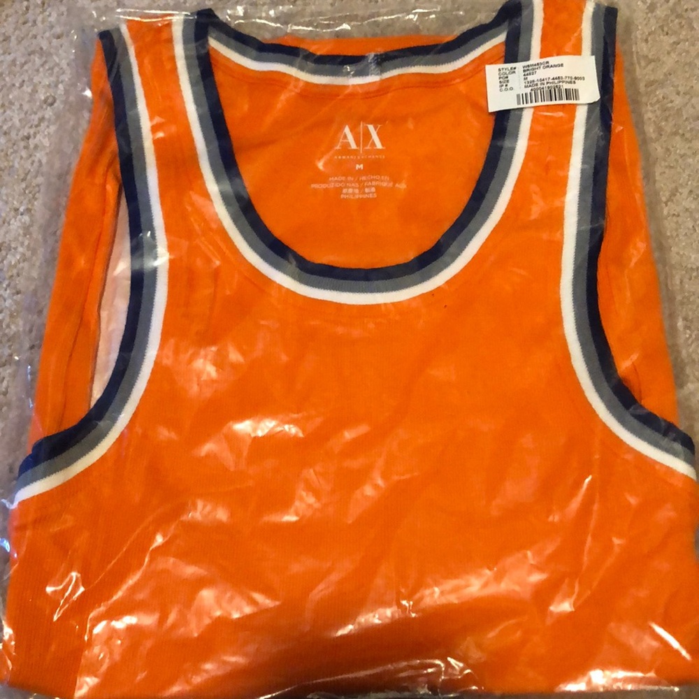 Armani Orange Tank